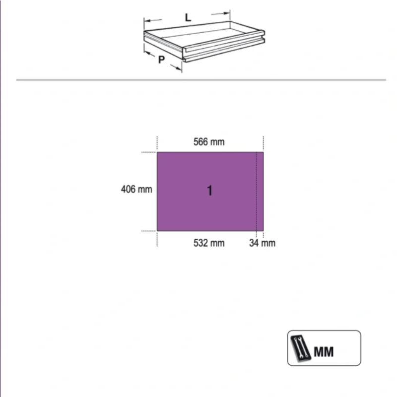 Combinação de mobiliário modular para oficina - Beta C45PRO 2.0 AX - 2