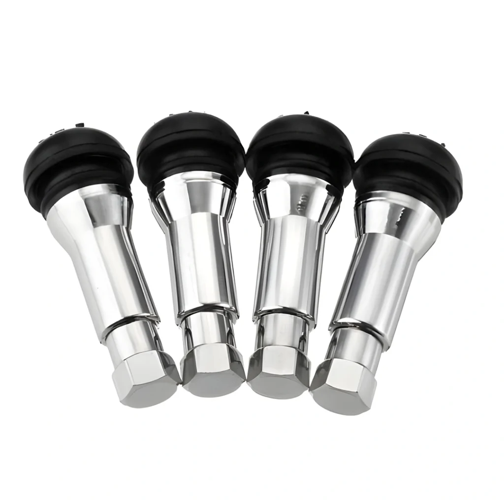 kit 4 válvulas para Pneus TR414 cromadas - 51mm - Proxira.pt