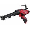 Pistola Silicone Milwaukee M12 PCG/310C-0 + 2 baterias 12V 2Ah + carregador