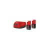 Pistola Silicone Milwaukee M12 PCG/310C-0 + 2 baterias 12V 2Ah + carregador