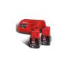 Bomba lubrificação Milwaukee M12 GG-0 + kit 2 baterias 2Ah + carregador