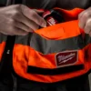 Colete segurança alta visibilidade Milwaukee Premium (laranja) L/XL