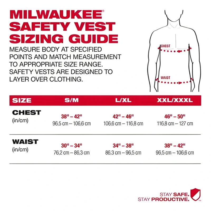 Colete segurança alta visibilidade Milwaukee Premium (laranja) L/XL