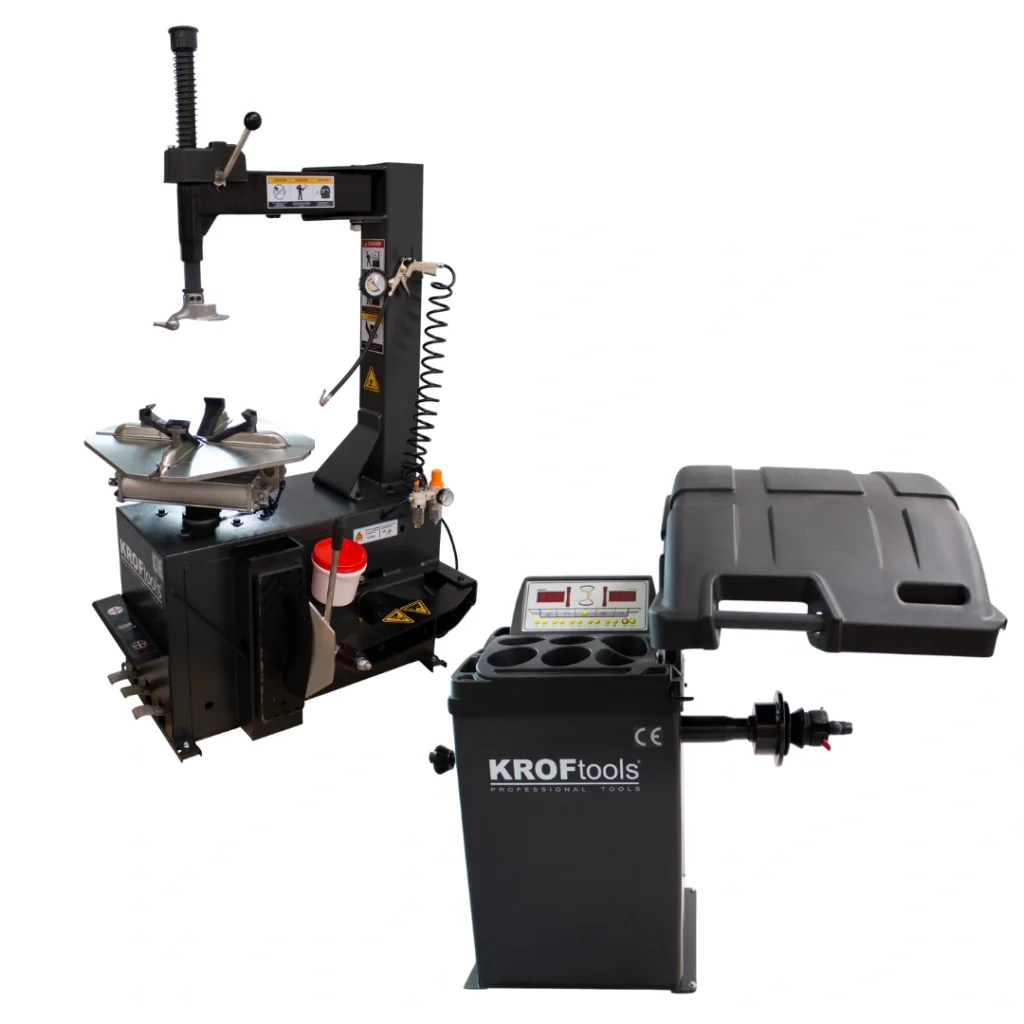 Kit Máquinas de Montar_Desmontar_Calibrar Pneus – Kroftools
