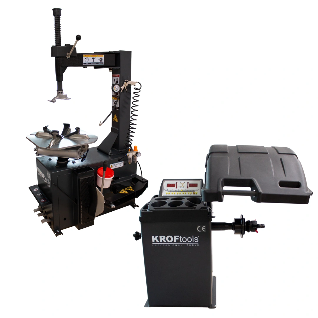 Kit Máquinas de Montar_Desmontar_Calibrar Pneus – Kroftools