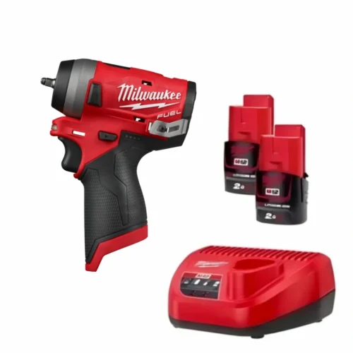 Pistola Impacto Milwaukee 1_4_ 136Nm + 2 baterias 2Ah + carregador