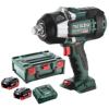 Máquina impacto 3/4" Metabo SSW 18 LTX 1750 BL + 2 baterias 5,5Ah e carregador