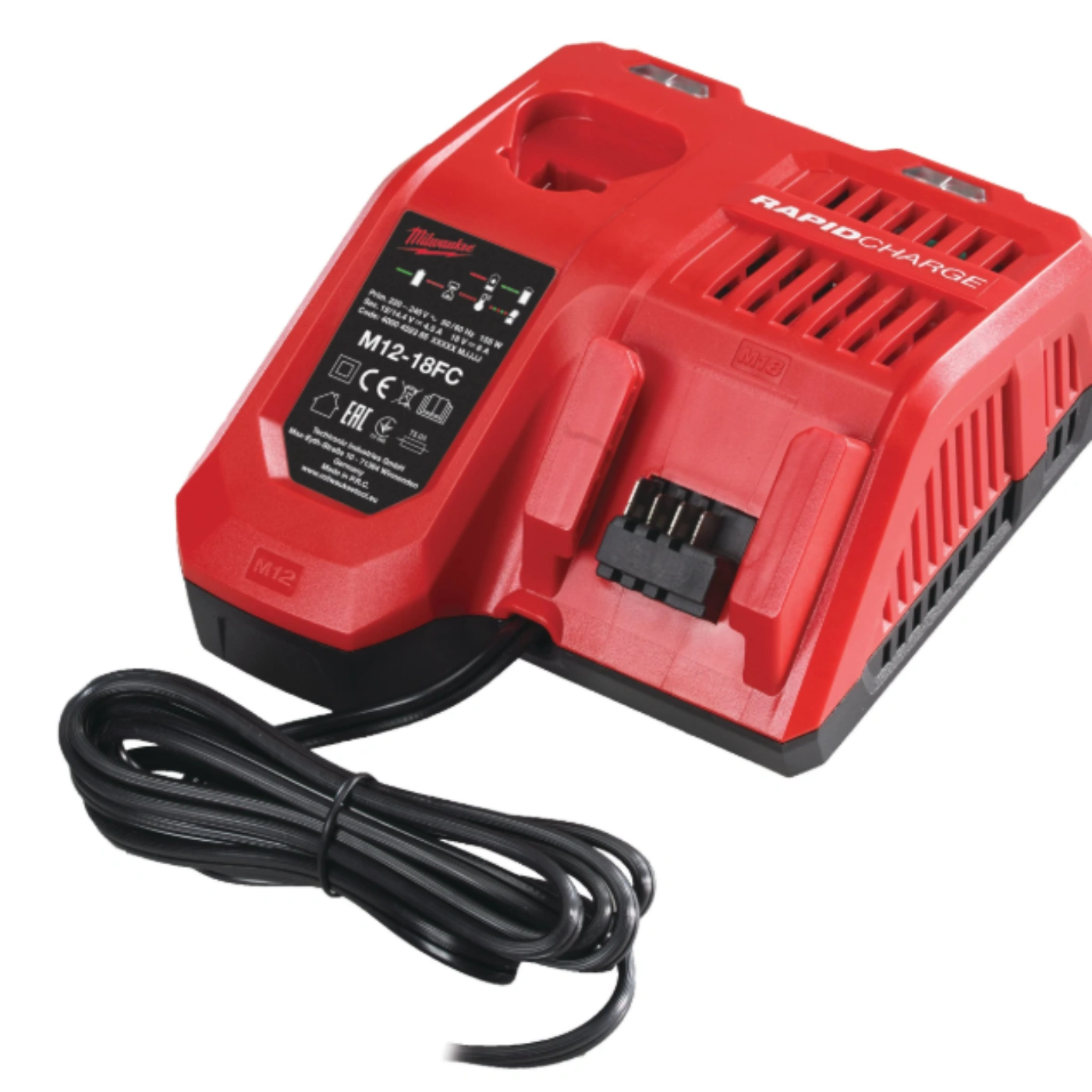 Carregador Rápido Multi-Voltagem M12™-M18™ (V0) - Milwaukee