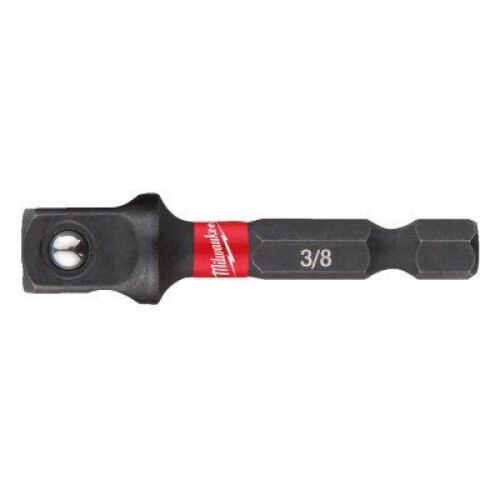 Adaptador MILWAUKEE 1/4" HEX com quadra 3/8"