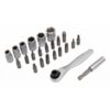 Conjunto 24 chaves caixa, bits e roquete 1/4"