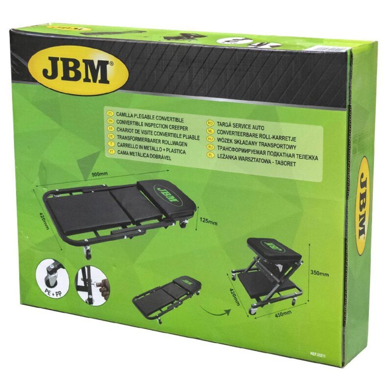 Estrado mecânico almofadado dobrável JBM 53211