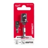 Adaptador MILWAUKEE 1/4" HEX com quadra 1/2"