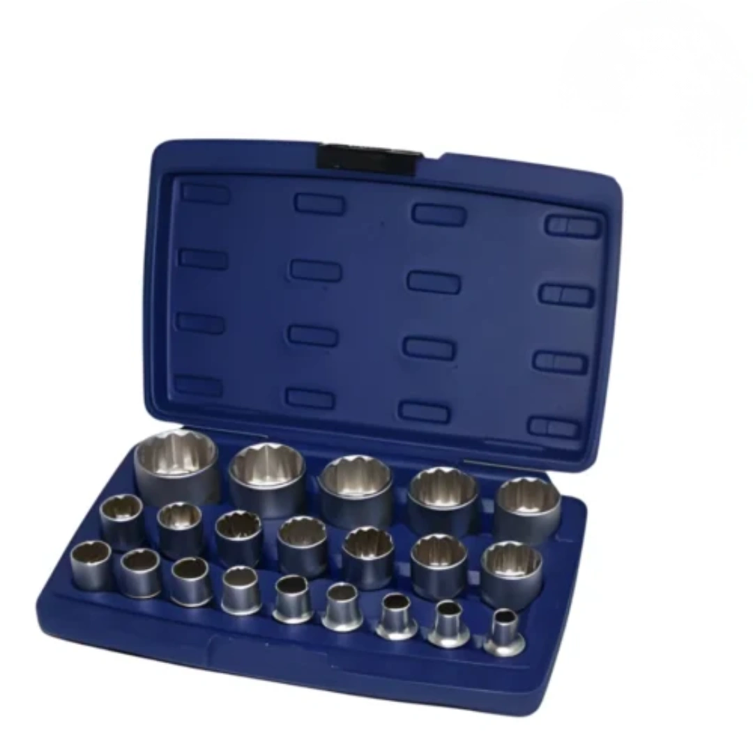 Conjunto de 21 chaves caixa 12 12 faces 8-36mm