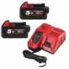 Roedora Subcompacta Milwaukee M12 FNB16-402X + 2 baterias M12 4Ah + carregador + HD-BOX + bolsa aparas