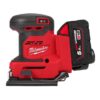 Lixadora Orbital 1/4" Milwaukee M18 BQSS-502B + carregador + bateria