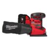 Lixadora Orbital 1/4" Milwaukee M18 BQSS-502B + carregador + bateria