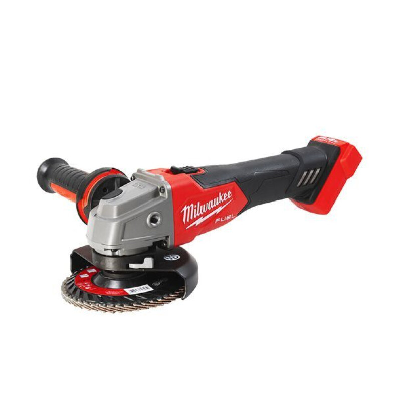 Rebarbadora de acabamentos Milwaukee M18 FSAG125X-0X FUEL™ 125MM + Kit 2 baterias 5Ah M18 B5 + carregador