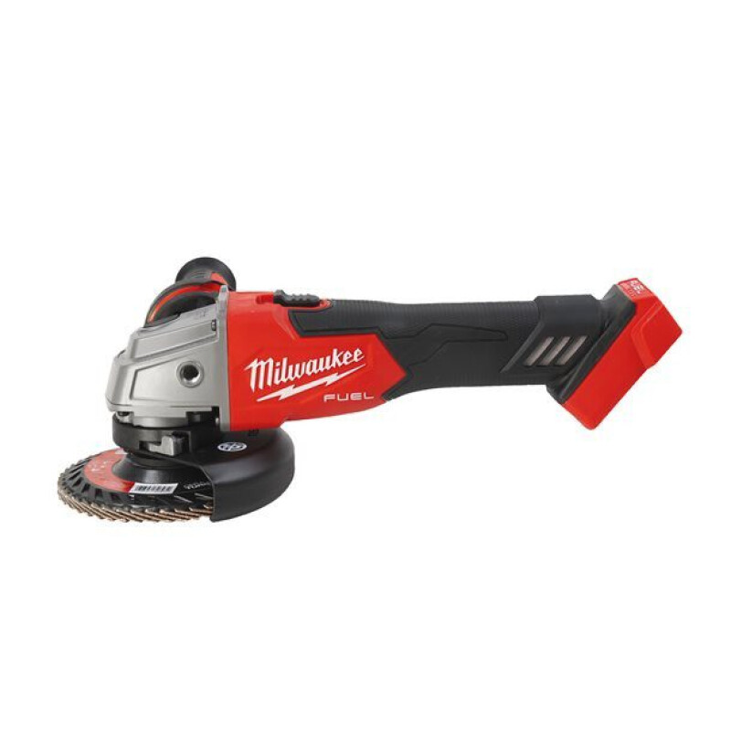 Rebarbadora de acabamentos Milwaukee M18 FSAG125X-0X FUEL™ 125MM + Kit 2 baterias 5Ah M18 B5 + carregador