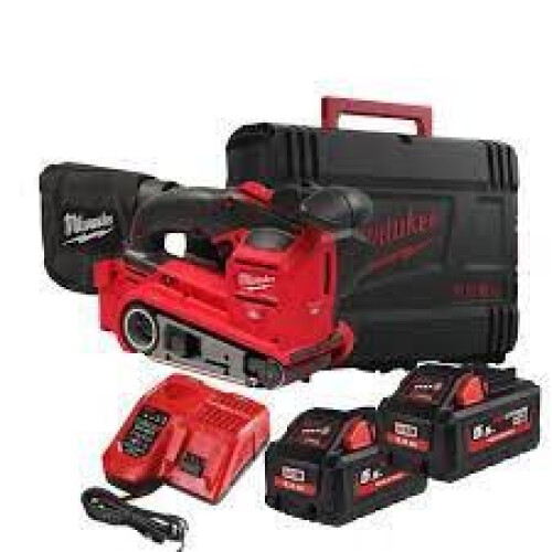 Lixadora de Rolos 75mm Milwaukee M18 FBTS75-522X