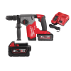 Martelo combinado Milwaukee SDS-PLUS 26mm com FIXTEC™ + 2 bat 5Ah + carregador + oferta