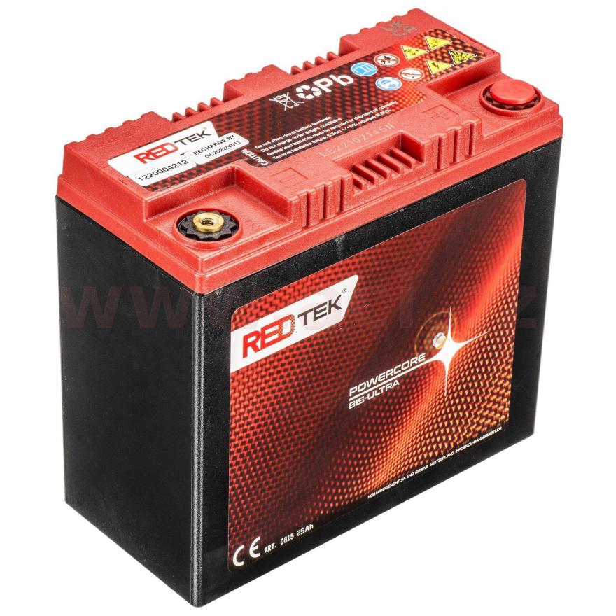 Bateria RED TEK 12V 25Ah para Boosters High Rate