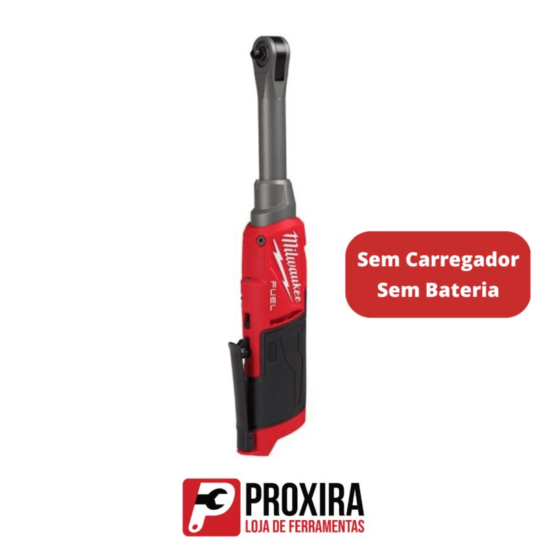 Chave de Roquete 1/4" de alta velocidade de corpo alongado Milwaukee M12 FHIR14LR-0