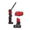 Lixadora de cinta subcompacta 13mm Milwaukee M12 FBFL13-402B + 2 baterias M12 4Ah + carregador + bolsa