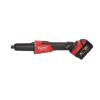 Retificadora de interiores com interruptor deslizante e velocidade variável Milwaukee M18 FDGROVB-502X + 2 bat 5Ah + carregador