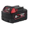 Retificadora de interiores com interruptor deslizante e velocidade variável Milwaukee M18 FDGROVB-502X + 2 bat 5Ah + carregador