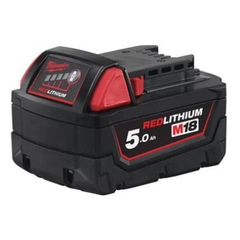 Retificadora de interiores com interruptor deslizante e velocidade variável Milwaukee M18 FDGROVB-502X + 2 bat 5Ah + carregador