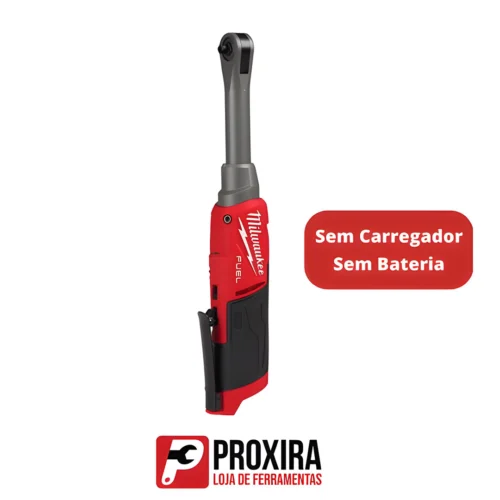 Chave de Roquete 1/4" de alta velocidade de corpo alongado Milwaukee M12 FHIR14LR-0