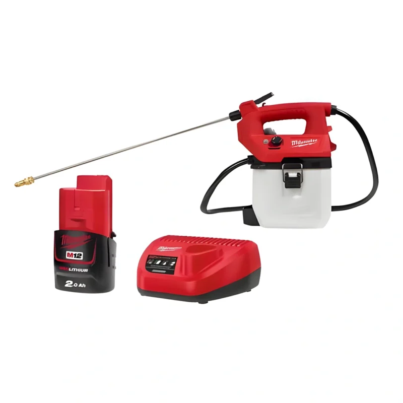 Pulverizador de mão Milwaukee M12 BHCS3L-201 + bateria 2Ah + carregador