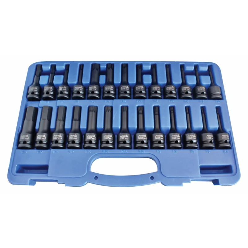 Jogo 26 chaves 1_2_ Impacto Torx, Hexagonal e XZN - 2