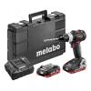 Aparafusadora sem fio 18V METABO SB 18 LT BL + 2 bat 4Ah