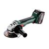 Rebarbadora sem fio Metabo W 18 L BL 9-125 + 2 bat 4Ah e carregador