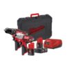 PowerPack Milwaukee M12 BPP2B-421C Berbequim c/ percussão + Aparafusadora impacto 1/4" Hex + 1 bat 4Ah + 1 bat 2Ah + carregador