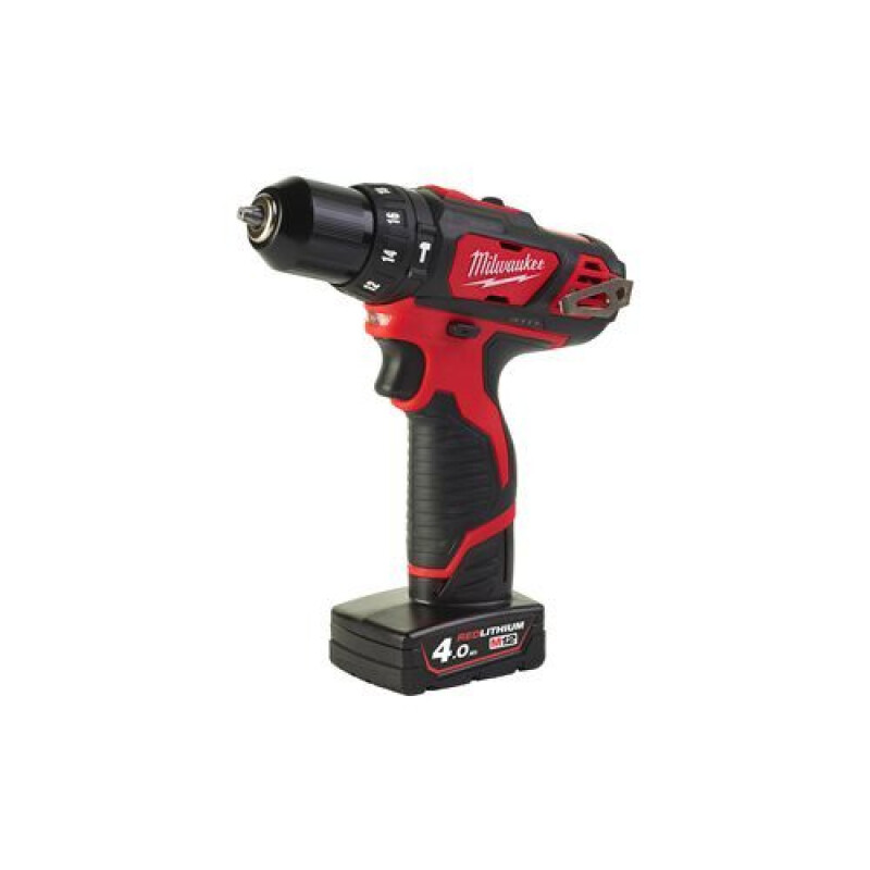 PowerPack Milwaukee M12 BPP2B-421C Berbequim c/ percussão + Aparafusadora impacto 1/4" Hex + 1 bat 4Ah + 1 bat 2Ah + carregador