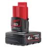 Plaina subcompacta sem escovas Milwaukee + 2 bat 4Ah + carregador + HD-box