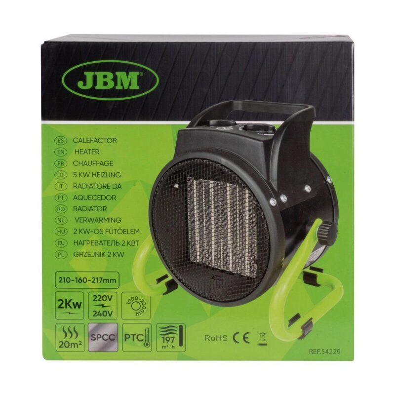 Aquecedor elétrico JBM 2000 Watts