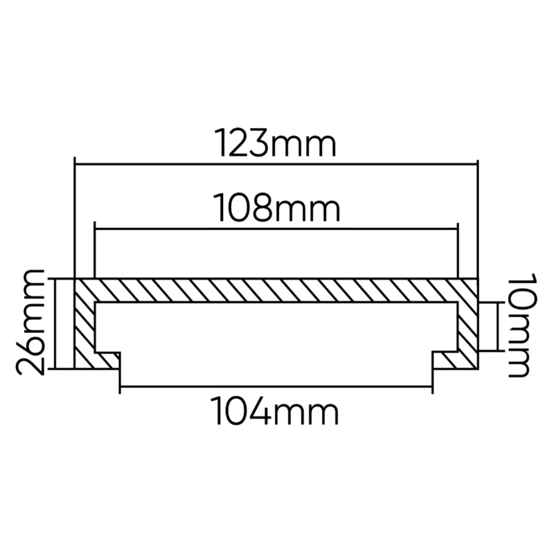 Borracha para elevador Auto 123mm - Ravaglioli & Werther (2)