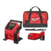 Compressor Sub Compacto Milwaukee M12 BI-0 + 1 bat + carregador + bolsa de transporte