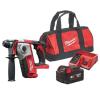 Martelo combinado SDS-Plus M18 BH-0 Milwaukee + 1 bat + carregador + bolsa transporte