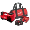 Compressor Milwaukee M18 BI-0 + 1 bat 4Ah + carregador + bolsa