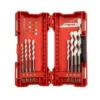 Conjunto Milwaukee 8 brocas multimateriais Shockwave