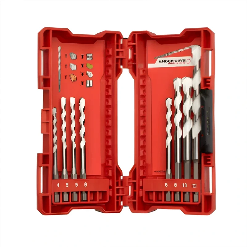 Conjunto Milwaukee 8 brocas multimateriais Shockwave