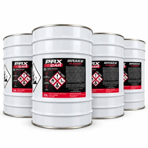 Conjunto de 4 bidons 25 litros limpeza de travões