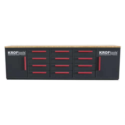 Bancada de Trabalho com Gavetas 2,85m - Kroftools