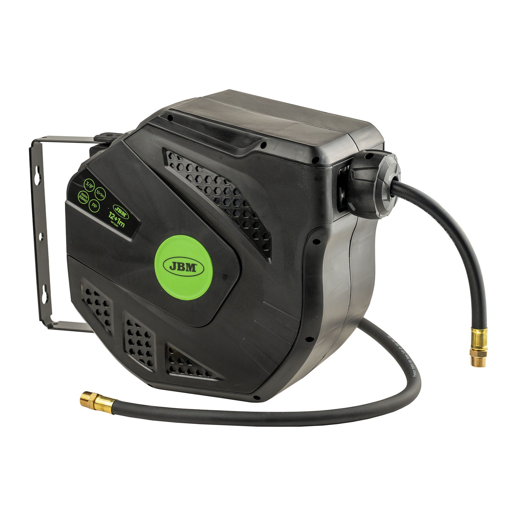 Enrolador Mangueira Ar 13 metros 3/8"m – JBM
