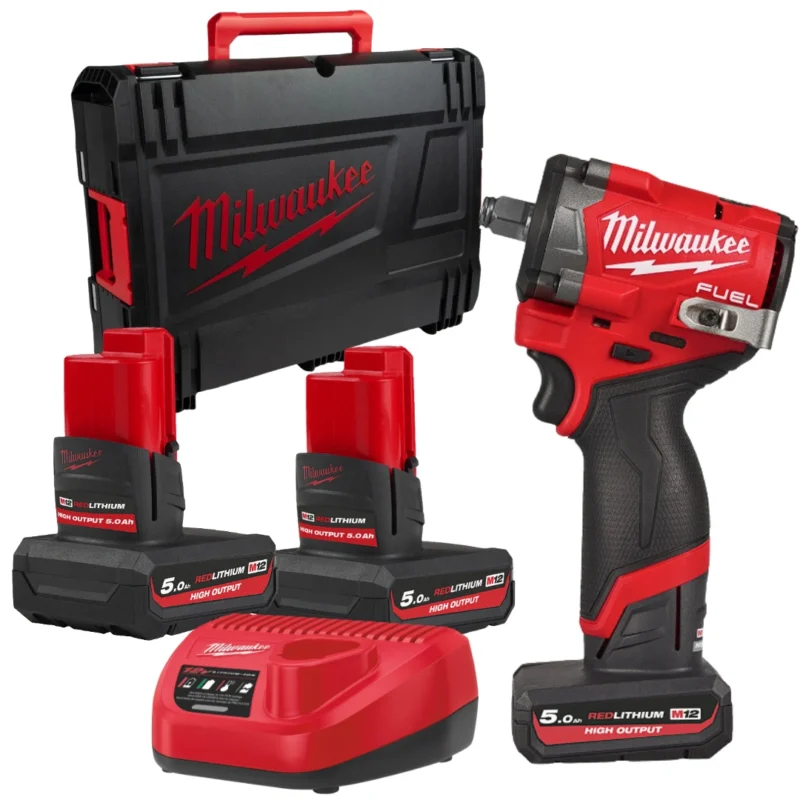 Pack Milwaukee M12 FUEL™ Chave de Impacto 1_2