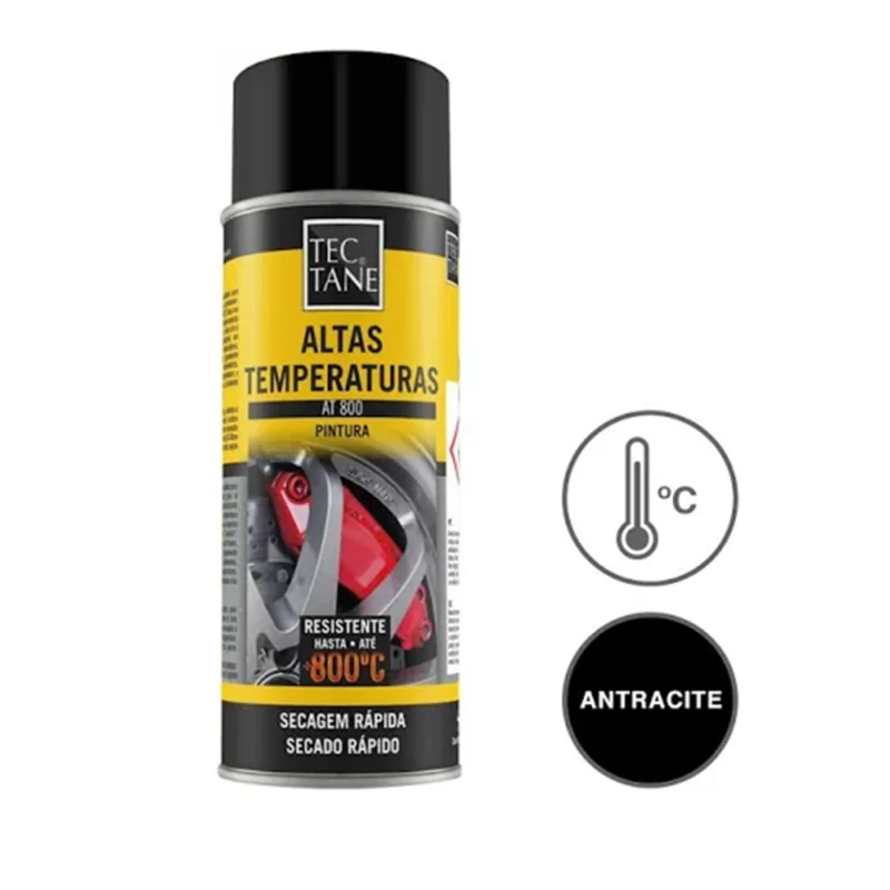 Spray Altas Temperaturas preto 400ml